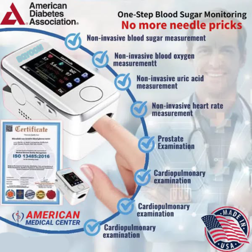 BQYOOM™ Advanced Non-Invasive GlucoseMonitor