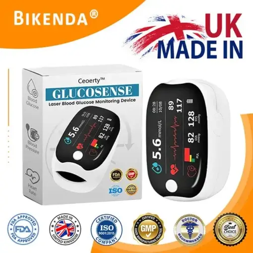Bikenda® GlucoSense Laser Blood Glucose Monitoring Device