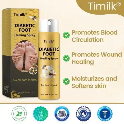 Timilk® Diabetic Foot Healing Spray – Bee Venom Infused