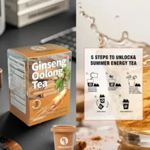 NESLEMY™ Ginseng Oolong Energy & Strength Tea