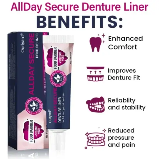 Ourlyard® AllDay Secure Denture Liner
