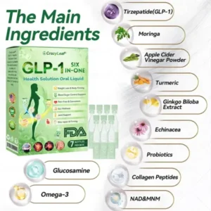 Crazyleaf® GLP-1 Six in One Health Solution Oral Liquid